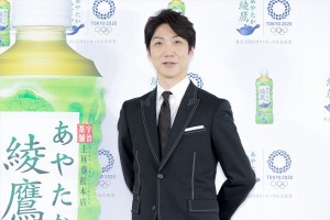 野村萬斎、『綾鷹』東京2020戦略発表会に登場