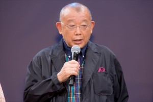 映画『アルキメデスの大戦』完成披露試写会に登壇した笑福亭鶴瓶