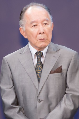 映画『アルキメデスの大戦』完成披露試写会に登壇した橋爪功