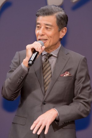 映画『アルキメデスの大戦』完成披露試写会に登壇した舘ひろし