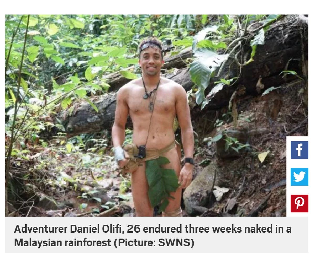サバイバル中毒の男たち！熱帯雨林で虫を食べ裸で3週間生活
