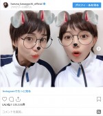 まるで双子？川口春奈（右）と大島優子　※「川口春奈」インスタグラム