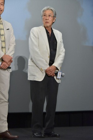 映画『凪待ち』初日舞台挨拶に登場した吉澤健