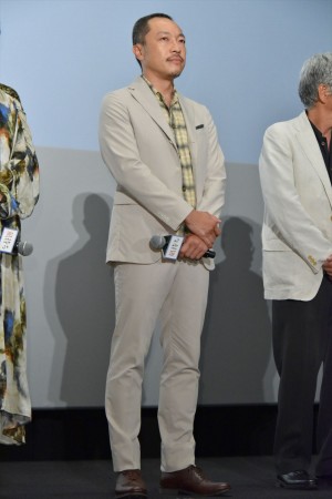 映画『凪待ち』初日舞台挨拶に登場した音尾琢真