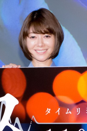 真木よう子、土曜ドラマ『ボイス　110緊急指令室』記者会見に出席