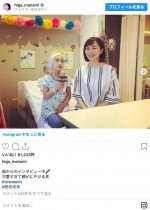 娘役の稲垣来泉と比嘉愛未 ※「比嘉愛未」インスタグラム