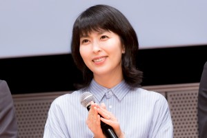 『ノーサイド・ゲーム』プレミアム試写会＆制作発表イベントに出席した松たか子