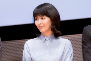 『ノーサイド・ゲーム』プレミアム試写会＆制作発表イベントに出席した松たか子