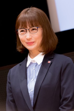 『ノーサイド・ゲーム』プレミアム試写会＆制作発表イベントに出席した笹本玲奈