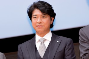 『ノーサイド・ゲーム』プレミアム試写会＆制作発表イベントに出席した上川隆也