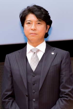 『ノーサイド・ゲーム』プレミアム試写会＆制作発表イベントに出席した上川隆也