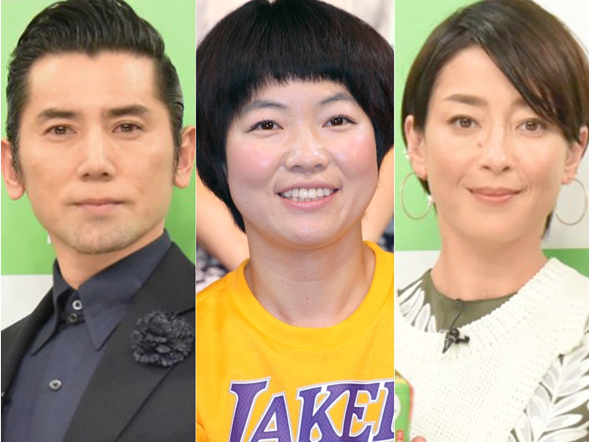 (左から)本木雅弘、イモトアヤコ、宮沢りえ