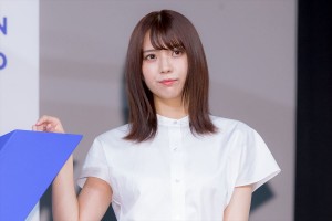 イオンカード 欅坂46 新キャンペーン発表イベントに登場した小林由依