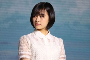 映画『天気の子』製作報告会見に登場した森七菜