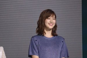 映画『天気の子』製作報告会見に登場した本田翼