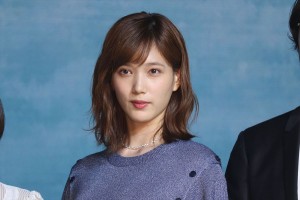 映画『天気の子』製作報告会見に登場した本田翼