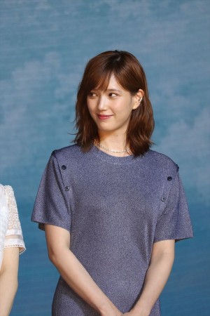 映画『天気の子』製作報告会見に登場した本田翼