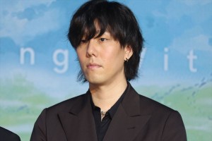 映画『天気の子』製作報告会見に登場した野田洋次郎（RADWIMPS）