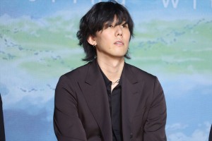 映画『天気の子』製作報告会見に登場した野田洋次郎（RADWIMPS）