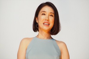 映画『よこがお』完成披露プレミア上映会に登場した筒井真理子