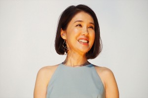 映画『よこがお』完成披露プレミア上映会に登場した筒井真理子