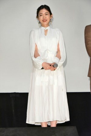 『アンダー・ユア・ベッド』舞台挨拶付き完成披露上映会に登場した西川可奈子