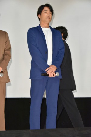 『アンダー・ユア・ベッド』舞台挨拶付き完成披露上映会に登場した安部賢一