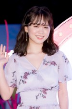 「CanCam×Tokyo Prince Hotel Night Pool」内覧会に登場したゆうこす