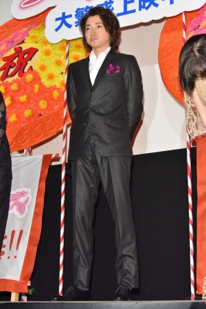 『Ｄｉｎｅｒ　ダイナー』初日舞台挨拶に登場した藤原竜也