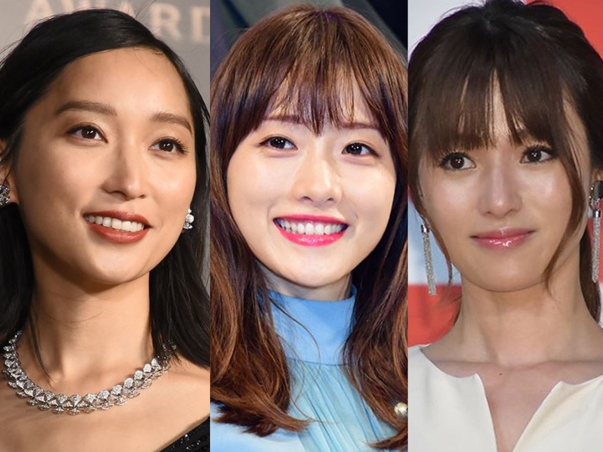 (左から)杏、石原さとみ、深田恭子