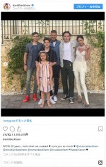 ※「デヴィッド・ベッカム」インスタグラム