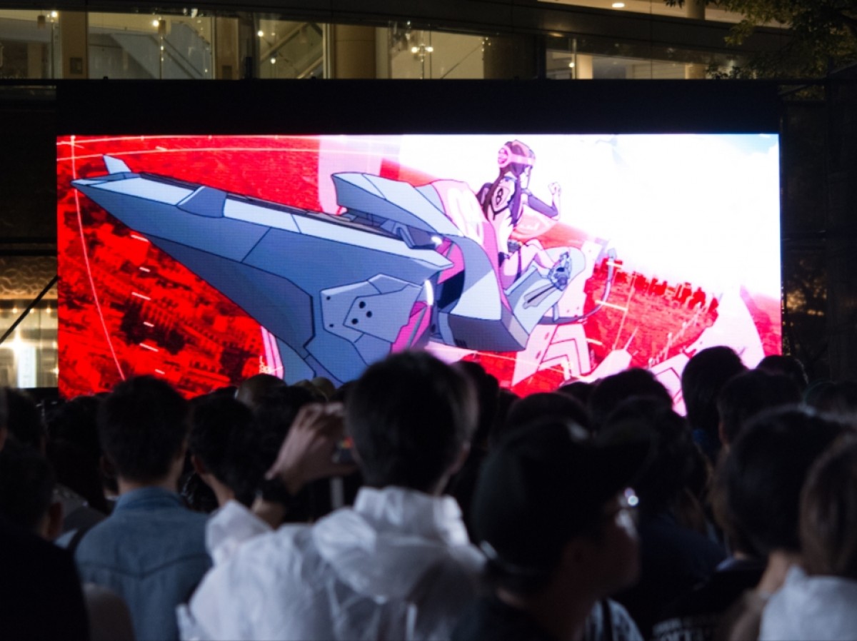 スペシャル映像『シン・エヴァンゲリオン劇場版 AVANT1(冒頭10分40秒00コマ)0706版』上映の様子(東京・日比谷)