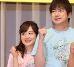 24時間テレビ42『人と人 ～ともに新たな時代へ～』制作発表会見に登場した水ト麻美アナ、羽鳥慎一アナ