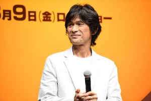 映画『ライオン・キング』プレミアム吹替版声優発表イベントに登場した江口洋介