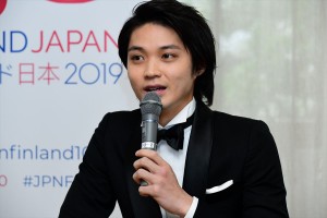 ドラマ25『サ道』フィンランドサウナアンバサダー授与式・番組制作発表に登場した磯村勇斗