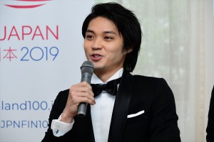 ドラマ25『サ道』フィンランドサウナアンバサダー授与式・番組制作発表に登場した磯村勇斗