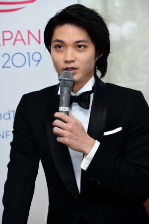 ドラマ25『サ道』フィンランドサウナアンバサダー授与式・番組制作発表に登場した磯村勇斗