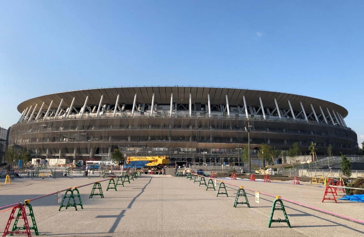 公開された新国立競技場