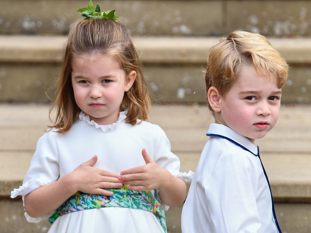 ポロのチャリティ試合では、シャーロット王女とジョージ王子の元気な姿も！