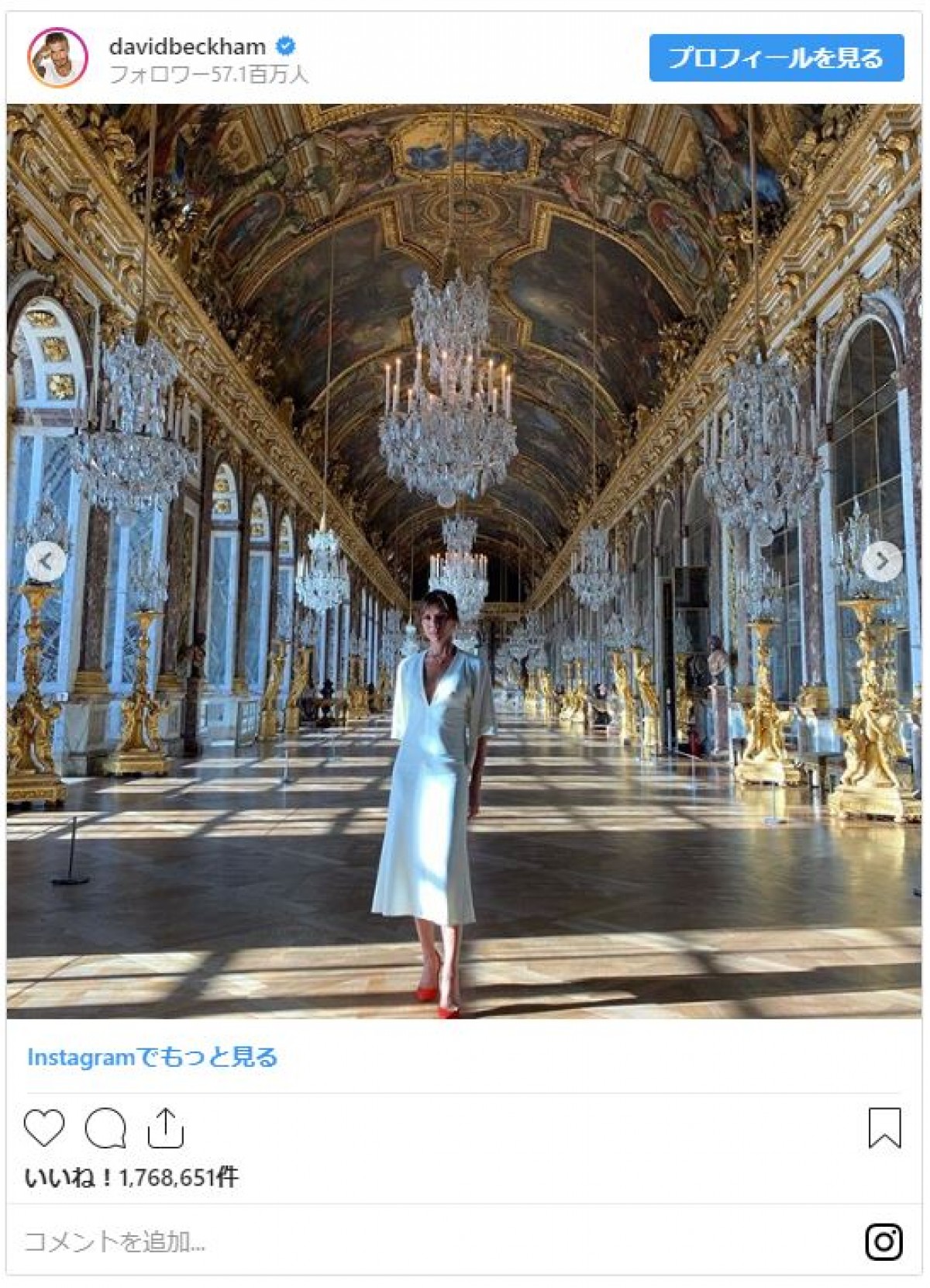 ベッカム夫妻、結婚記念日の過ごし方が豪華すぎ　ベルサイユ宮殿でプライベートツアー