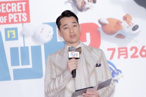 『ペット２』ジャパンプレミアに登壇した設楽統