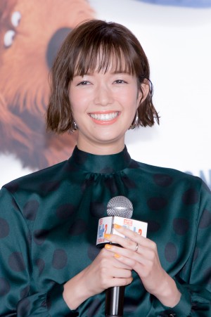 『ペット２』ジャパンプレミアに登壇した佐藤栞里