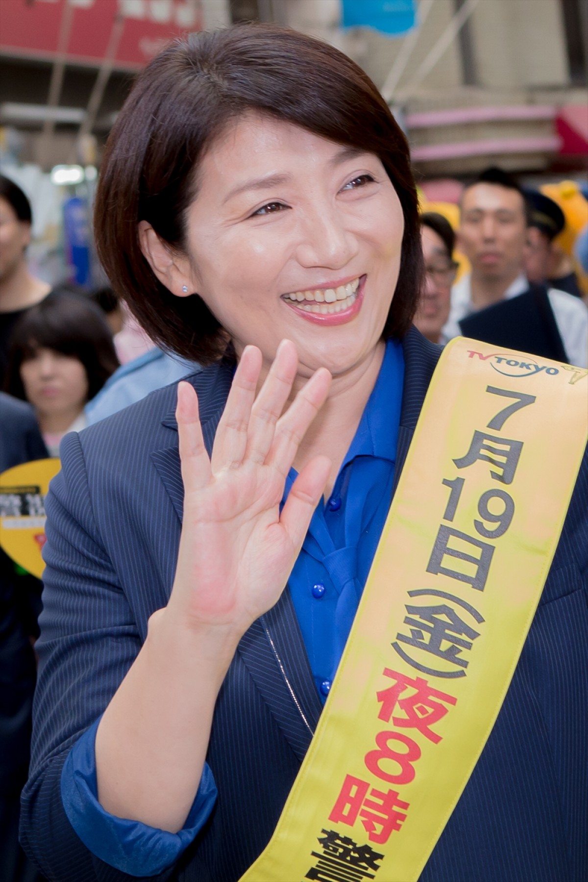 小泉孝太郎、駅前で演説風トーク　「進次郎ではありませんよ」