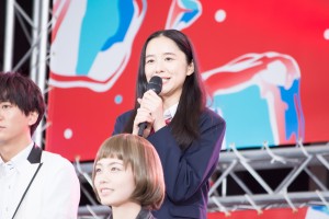 土曜ナイトドラマ『べしゃり暮らし』記者会見に登場した堀田真由