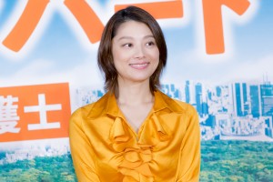 ドラマBiz『リーガル・ハート ～いのちの再建弁護士～』記者会見に登場した小池栄子