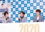 東京2020オリンピック開幕1年前スペシャル『2020スタジアム』取材会に登場した嵐