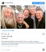 アベンジャーズがおじいちゃんに！　※「ジェレミー・レナー」インスタグラム