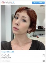 赤髪の木村カエラが…　※「木村カエラ」インスタグラム