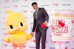 日清食品ホールディングス＆八村塁選手 グローバルスポンサーシップ契約記者発表会に登場した八村塁