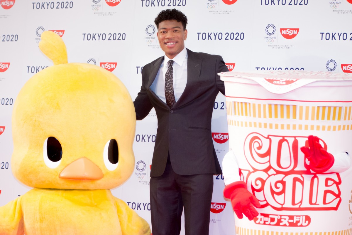 八村塁、日清食品とスポンサー契約　初のCM出演に「かっこいいですね」